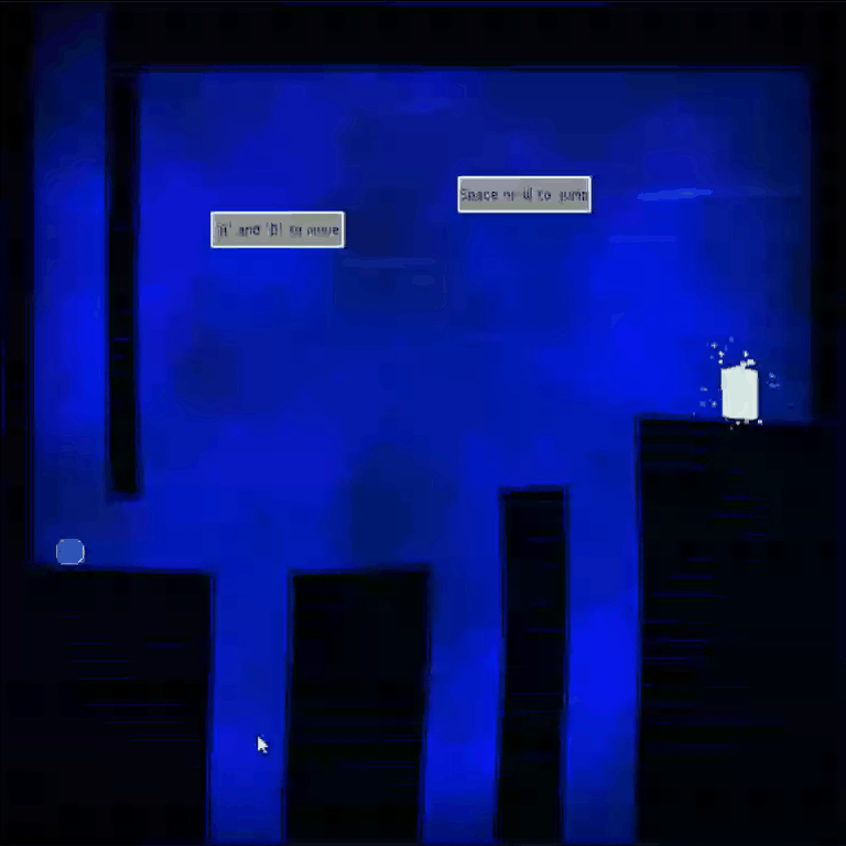 Blue Soul moving through Apart's platforming side